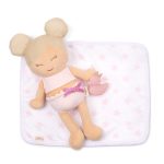 LullaBaby: lalka przytulanka DO KĄPIELI – blondynka z ręczniczkiem - obrazek 5