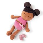 LullaBaby: lalka przytulanka DO KĄPIELI – brunetka - obrazek 3