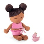 LullaBaby: lalka przytulanka DO KĄPIELI – brunetka