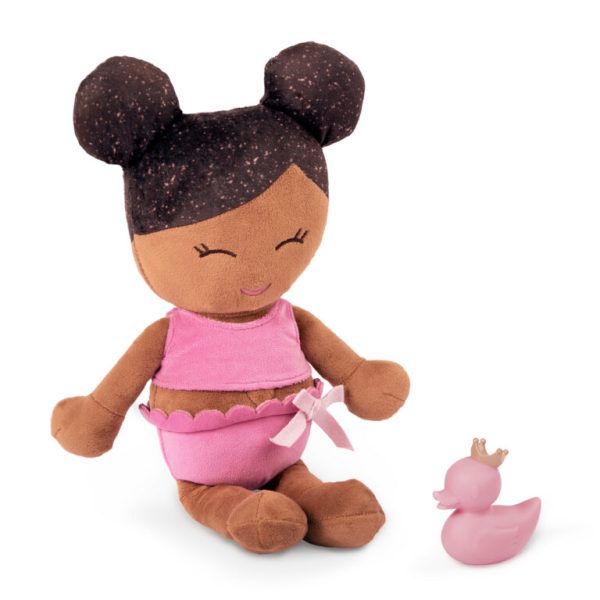 LullaBaby: lalka przytulanka DO KĄPIELI – brunetka