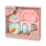 LullaBaby: Zestaw do karmienia lalki, z FOTELIKIEM przypinanym do blatu - obrazek 6