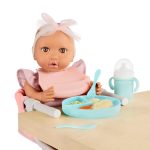 LullaBaby: Zestaw do karmienia lalki, z FOTELIKIEM przypinanym do blatu - obrazek 3