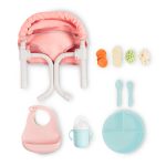 LullaBaby: Zestaw do karmienia lalki, z FOTELIKIEM przypinanym do blatu - obrazek 8