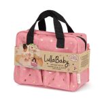 LullaBaby: Torba do przewijania, z akcesoriami do karmienia lalki niemowlaka - obrazek 3