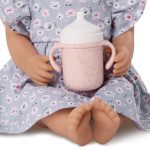 LullaBaby: Lalka NIEMOWLĘ ze smoczkiem, z dodatkowymi ŚPIOSZKAMI i KUBKIEM - obrazek 5