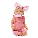 LullaBaby: Lalka NIEMOWLĘ, z miękkim KOSZEM – GONDOLĄ - obrazek 5