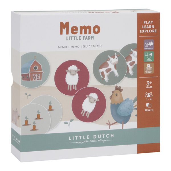Little Dutch: gra Memory Little Farm