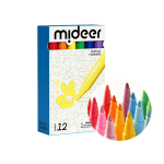 mideer: markery akrylowe z okrągłą końcówką (12 kolorów)