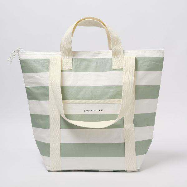 Sunnylife: torba chłodząca La Palma Sage Stripe
