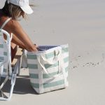 Sunnylife: torba chłodząca La Palma Sage Stripe - obrazek 2