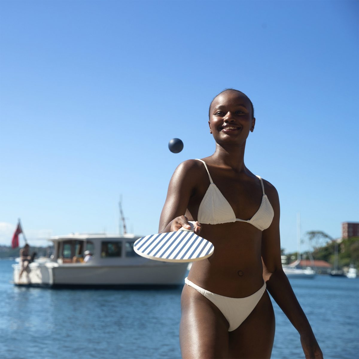 Sunnylife: zestaw rakietek plażowych Resort Coastal Blue - obrazek 2