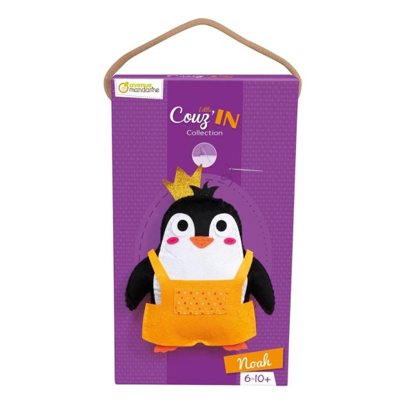 Avenue Mandarine: Zestaw Maskotka do szycia Pingwin Noah 6+