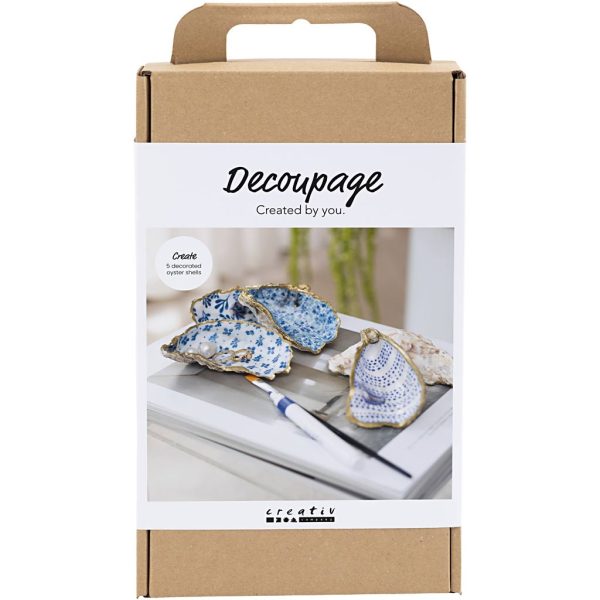 CREATIV: Zestaw do decoupage Muszle Ostryg