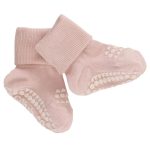GoBabyGo: antypoślizgowe skarpetki do nauki chodzenia BAMBOO Soft Pink 6-12 msc