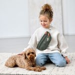 PALOPA: torebka nerka na smakołyki dla psa mini Enja Dark Olive - obrazek 2