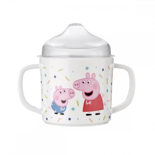 Petit Jour Paris®: Świnka Peppa Kubek niekapek z 2 uszami