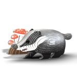 Eugy: Borsuk - Eko Układanka 3D