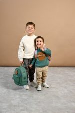 Lassig: Plecak przedszkolny Little Gang dark green - obrazek 3