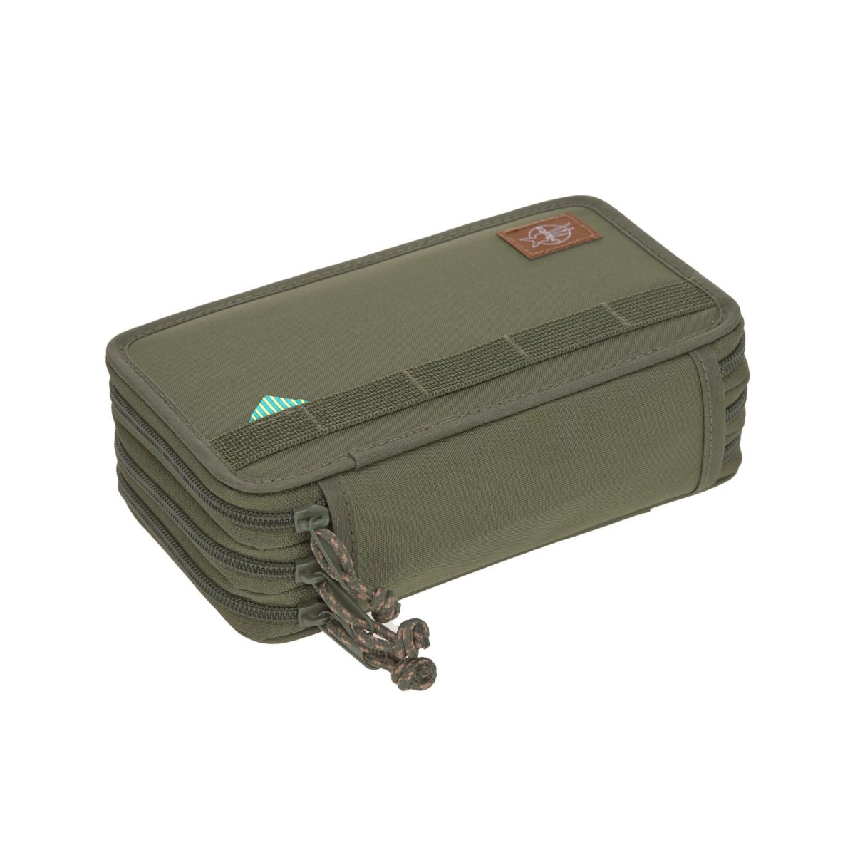 Lassig: Piórnik szkolny potrójny z wyposażeniem Unique Olive - obrazek 7