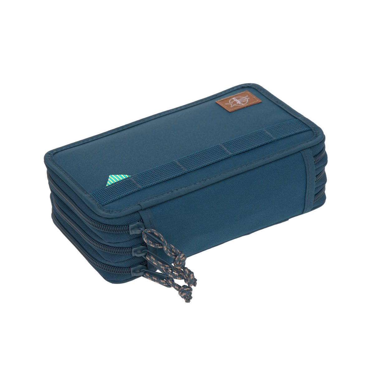 Lassig: Piórnik szkolny potrójny z wyposażeniem Unique Navy - obrazek 6