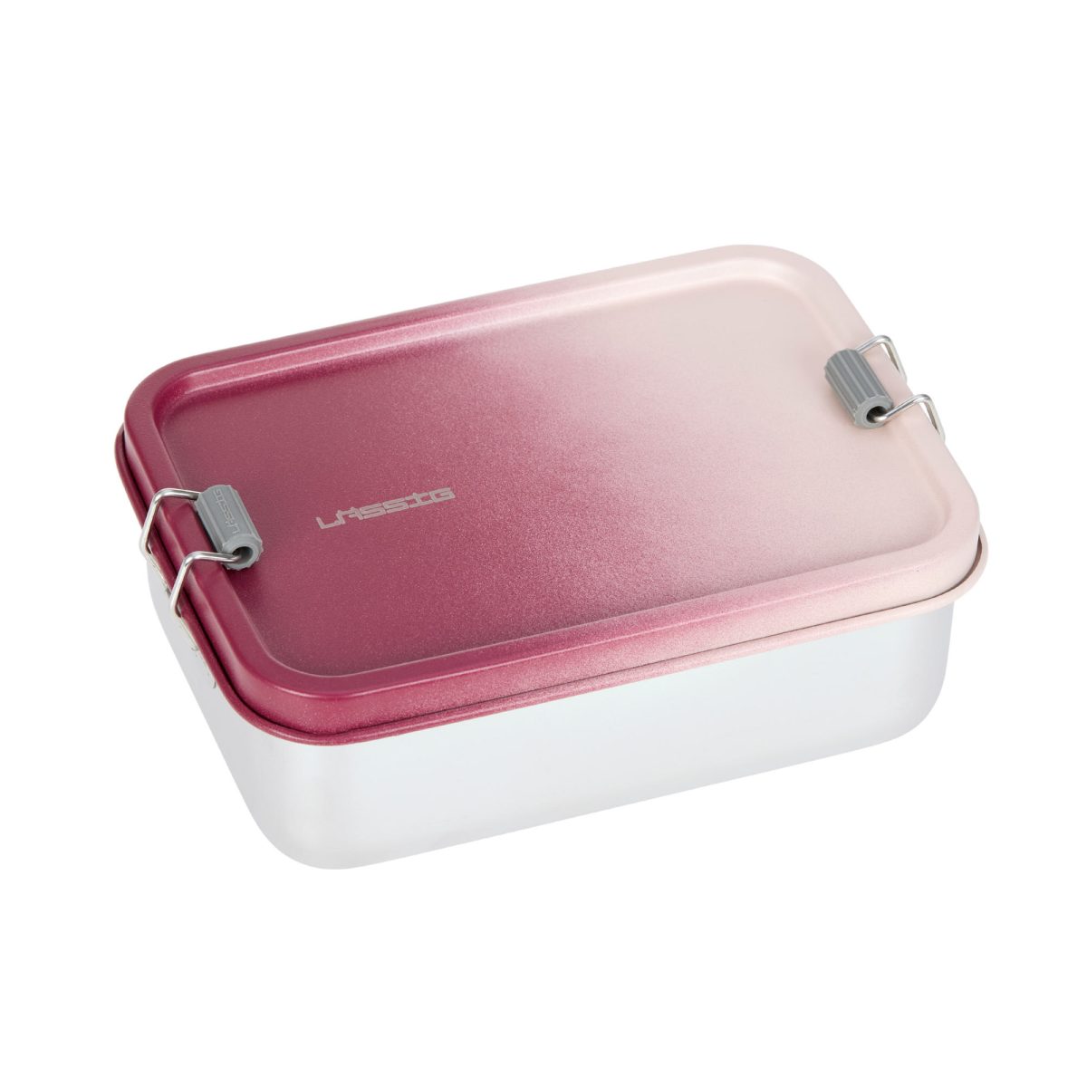 Lassig: Lunchbox ze stali nierdzewnej Unique, berry rose - obrazek 1