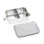Lassig: Lunchbox ze stali nierdzewnej Solid Bold, dark olive - obrazek 4