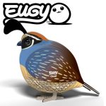Eugy: Przepiórka kalifornijska - Eko Układanka 3D