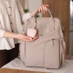 Babyono: Silikonowy pojemnik na smoczek różowy - obrazek 4