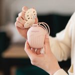 Babyono: Silikonowy pojemnik na smoczek różowy - obrazek 2