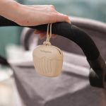 Babyono: Silikonowy pojemnik na smoczek beżowy - obrazek 2