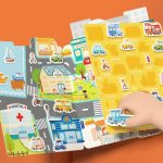 mideer: zestaw wielorazowych żelowych naklejek Ulica - obrazek 2