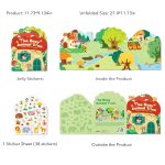 mideer: zestaw wielorazowych żelowych naklejek Zwierzęta - obrazek 6