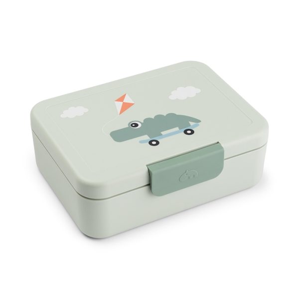 Done by Deer: Lunchbox dla Dziecka z Podziałką Playground Green