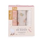 Moulin Roty: Zestaw 3 muślinowych pieluszek MAŁA SZKOŁA TAŃCA