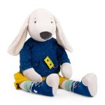 Moulin Roty: Maskotka piesek PILOU gigant 95 cm / Puce & Pilou