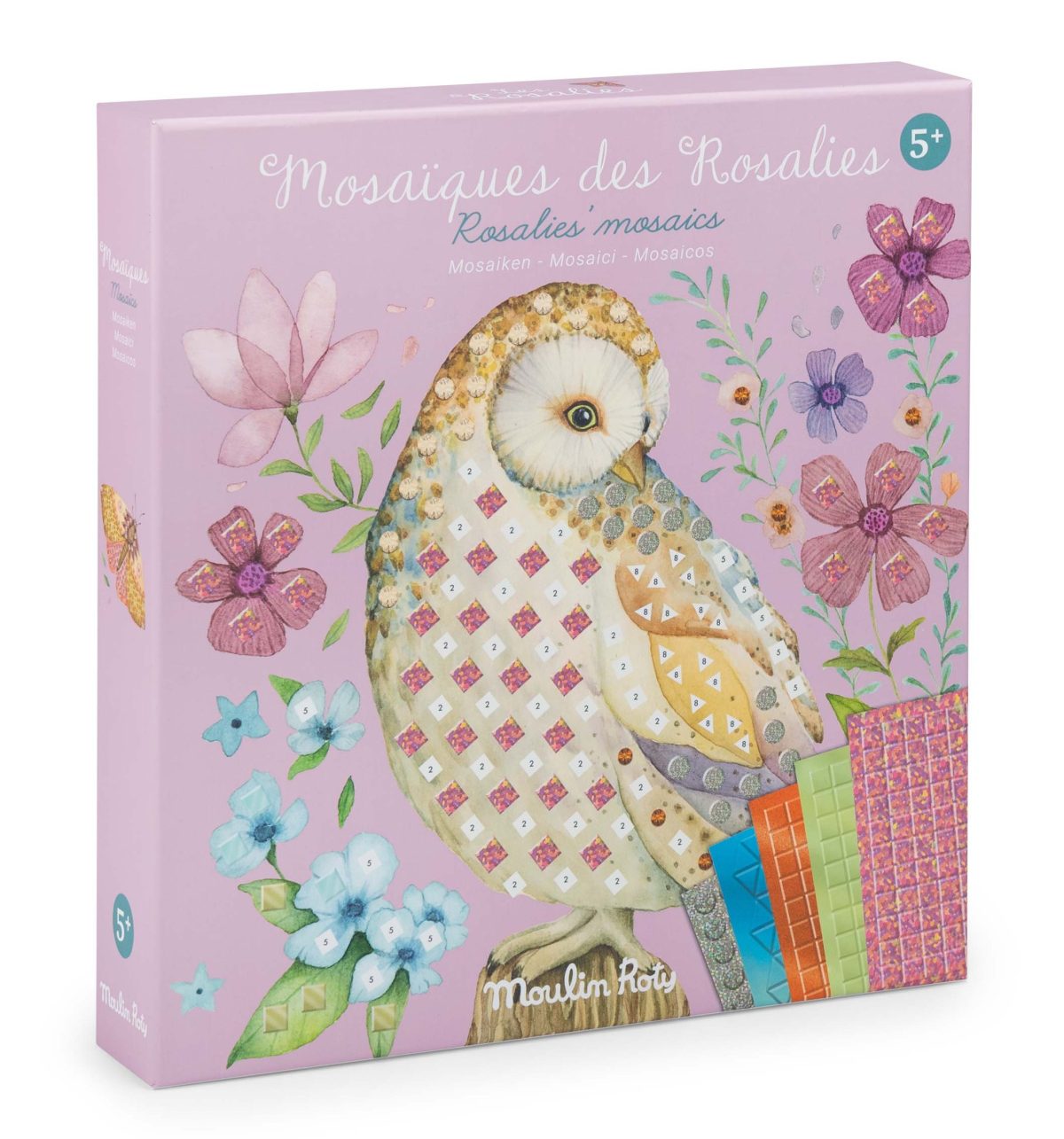 Moulin Roty: Zestaw ART Mozaiki LES ROSALIES 5+ - obrazek 1