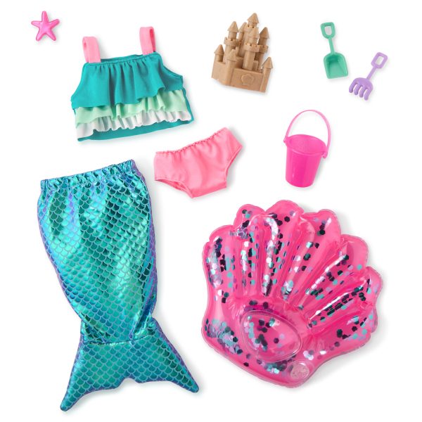 Our Generation: zestaw ubranek dla lalek – stylizacja z OGONEM SYRENKI Mermaid Dreams
