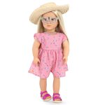 Our Generation: lalka DAHLIA 46cm – WAKACYJNA ELEGANTKA w kapeluszu i okularach