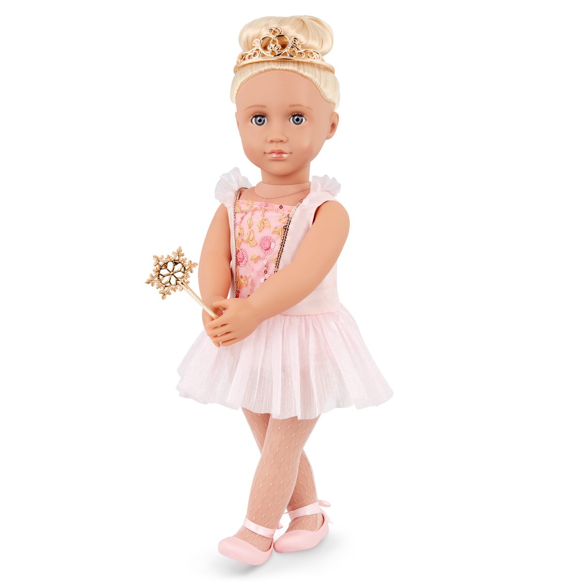 BD31457_PR Our Generation: lalka LALIA 46cm – baletnica „Cukrowa Wróżka” z Krainy Słodkości - obrazek 2