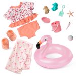 Our Generation: lalka GABRIELA 46cm z akcesoriami na plażę – ZGINANE KOŃCZYNY - obrazek 4