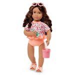 Our Generation: lalka GABRIELA 46cm z akcesoriami na plażę – ZGINANE KOŃCZYNY - obrazek 8