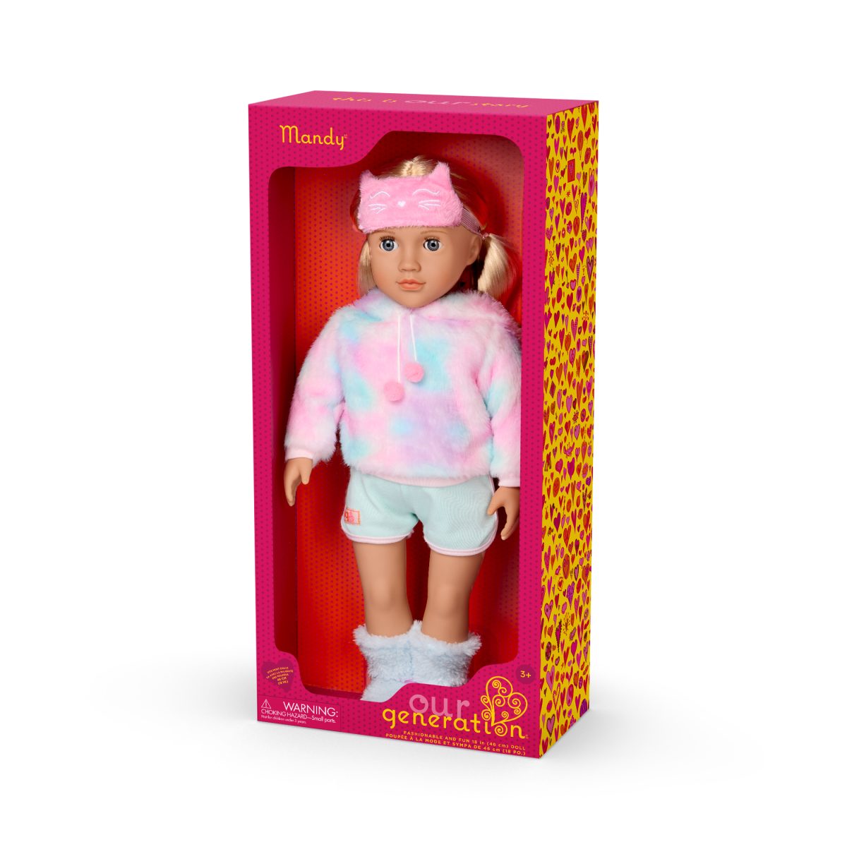 BD31592Z_PKG Our Generation: lalka MANDY 46cm – piżama girl - obrazek 5