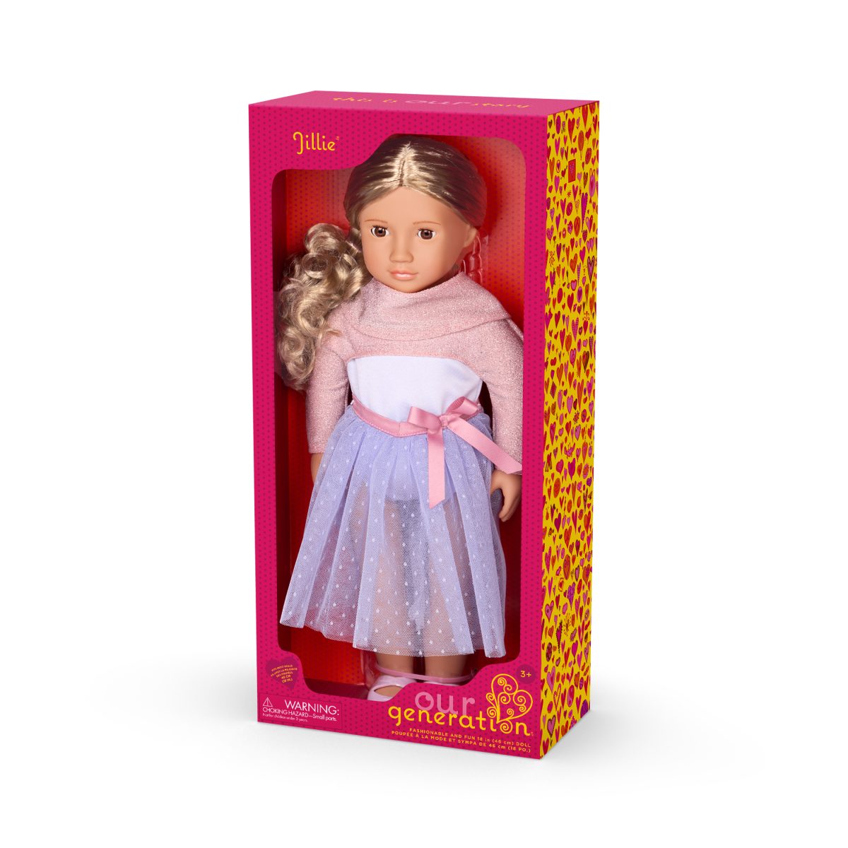 BD31597Z_PKG Our Generation: lalka JILLIE 46cm – baletnica - obrazek 3