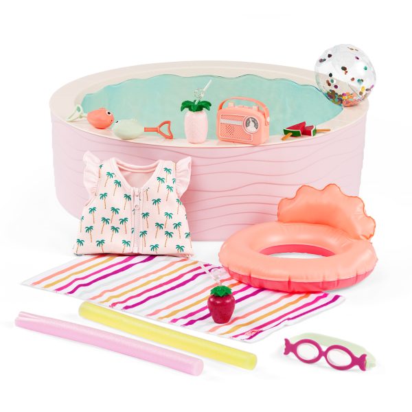 Our Generation: BASEN z akcesoriami – Poolside Fun – RELAX i ZABAWA