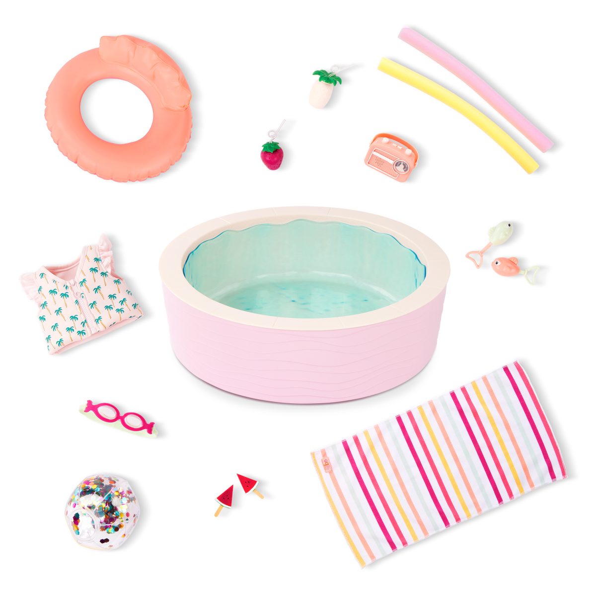 BD35484_PR Our Generation: BASEN z akcesoriami – Poolside Fun – RELAX i ZABAWA - obrazek 2