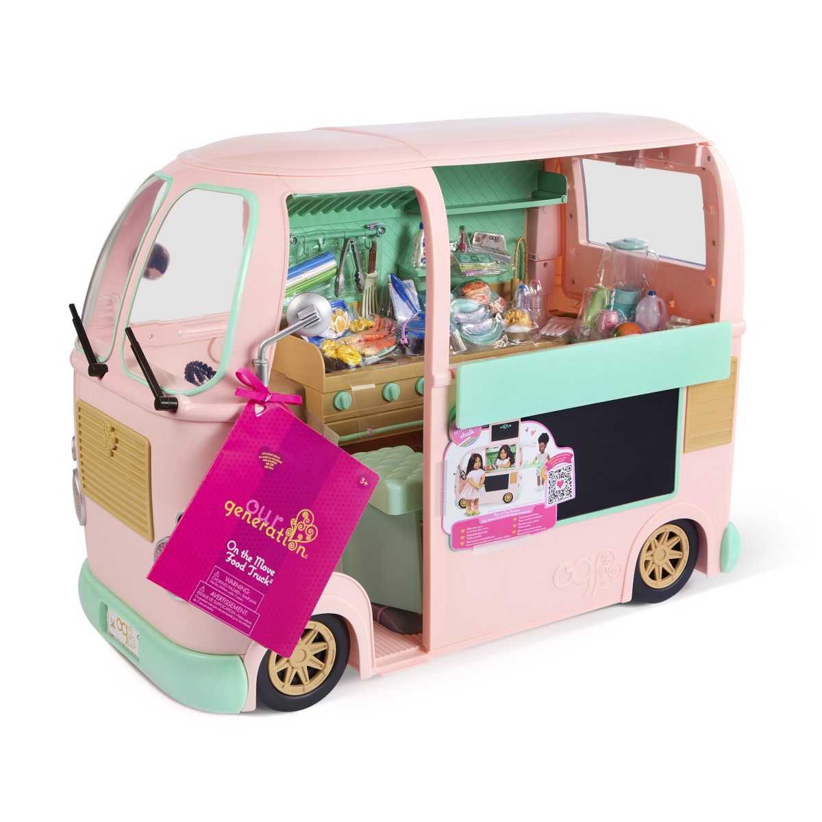 Our Generation: Letni Food Truck z pełnym wyposażeniem – On the Move Food Truck - obrazek 8