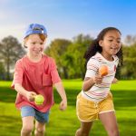 b.toys: Egg & Spoon Racers – zestaw do zabawy w WYŚCIGI z JAJKAMI na ŁYŻKACH - obrazek 3