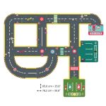 Djeco: Puzzle kartonowe ULICE CRAZY MOTORS - obrazek 2