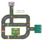 Djeco: Puzzle kartonowe ULICE CRAZY MOTORS - obrazek 4