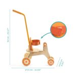 Djeco: Rowerek 3-kołowy z rączką dla lalek POMEA - obrazek 4